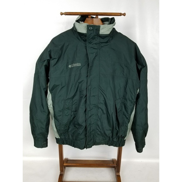 Men'sColumbia Bugoboo Sport Wear Interchange 2-1 Winter JacketSize L Green